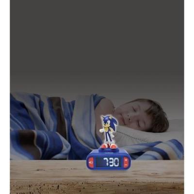 Réveil enfant Sonic avec veilleuse et effets sonores