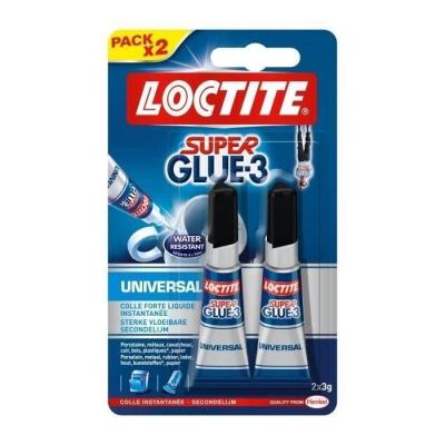 Colle universelle Super Glue 2 x 3 gr - SUPER GLUE 3