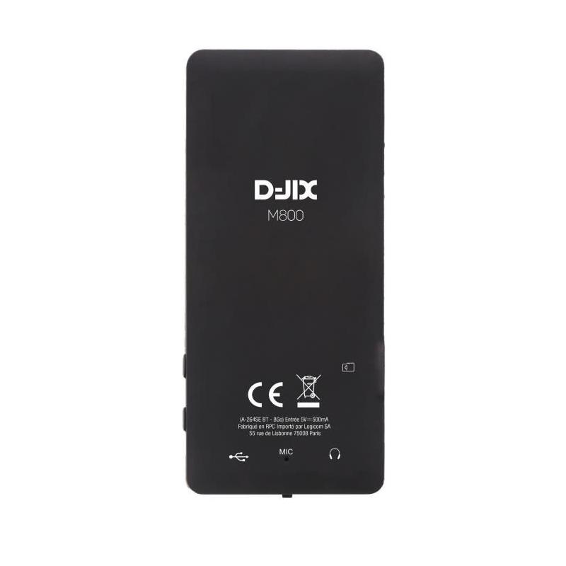 Baladeur MP4 LOGICOM M800 8GB Bluetooth USB-C - Lecteur audio tendance