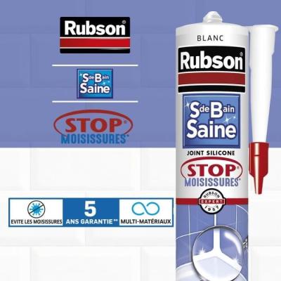 Mastic Sanitaires RUBSON - Salle de bain saine - Stop Moisissures