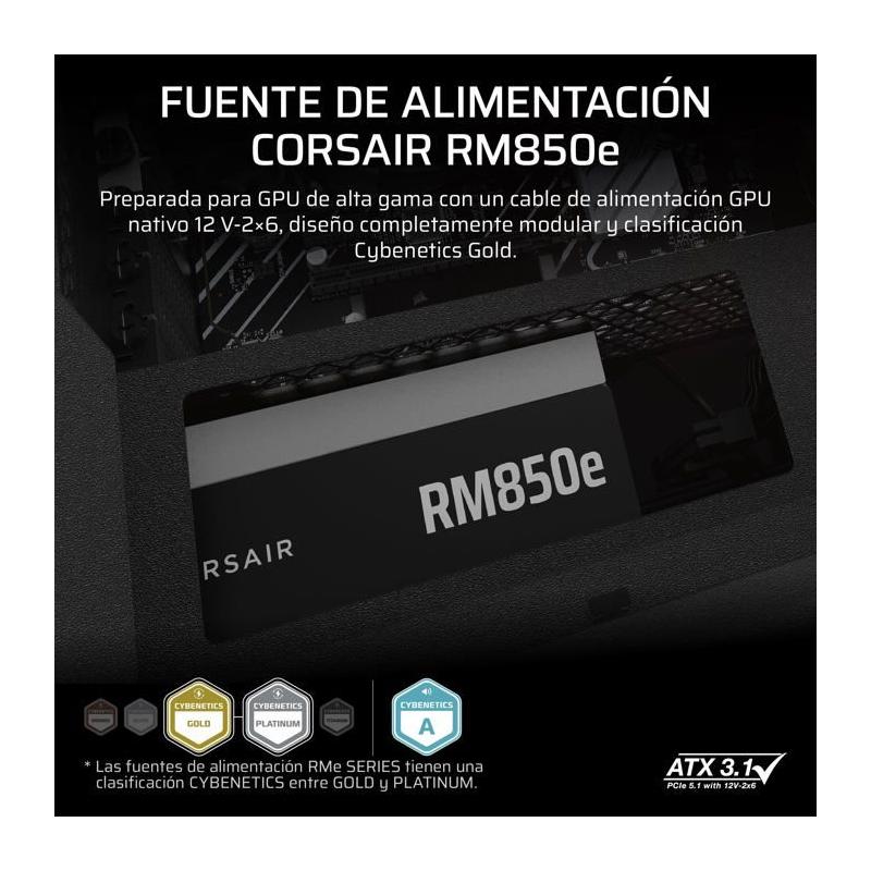 Bloc d'alimentation interne CORSAIR ATX 850W - Performances exceptionnelles