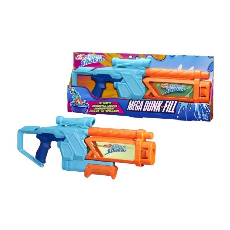 Nerf Pistolet à eau Mega Dunk-Fill - Amusement aquatique assuré!