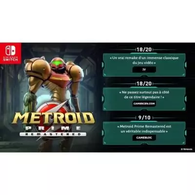 Metroid Prime Remastered: Revivez l'aventure sur Nintendo Switch! Metroid Prime Remastered: Revivez l'aventure sur Nintendo Switch!