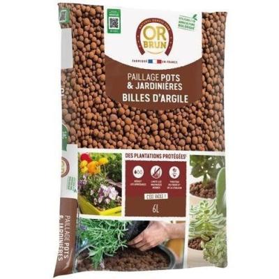 Terreau organique avec argile pour drainage efficace - 6L