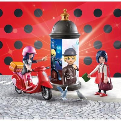 Débloquez l'aventure avec PLAYMOBIL 71864 Miraculous: Marinette & Kagami en scooter