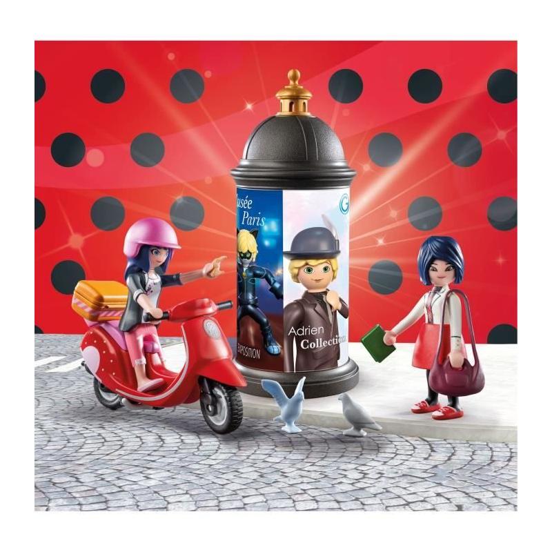 Débloquez l'aventure avec PLAYMOBIL 71864 Miraculous: Marinette & Kagami en scooter