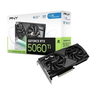 Carte graphique PNY GeForce RTX™ 5060 Ti - 16GB - Overclocked Dual Fan