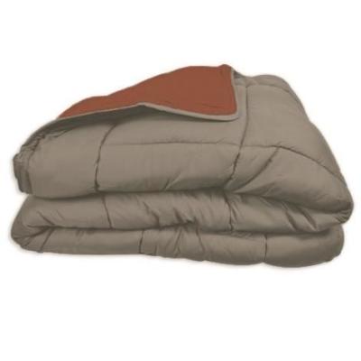 Couette chaude Microfibre 400g/m² Galet & Gingembre 220x240cm