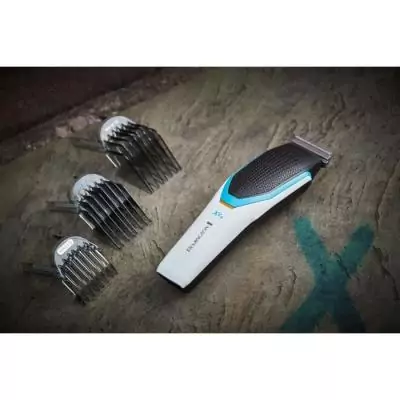 Tondeuse cheveux REMINGTON HC4000 X4 Power Xseries - Blanc/Bleu Tondeuse cheveux REMINGTON HC4000 X4 Power Xseries - Blanc/Bleu