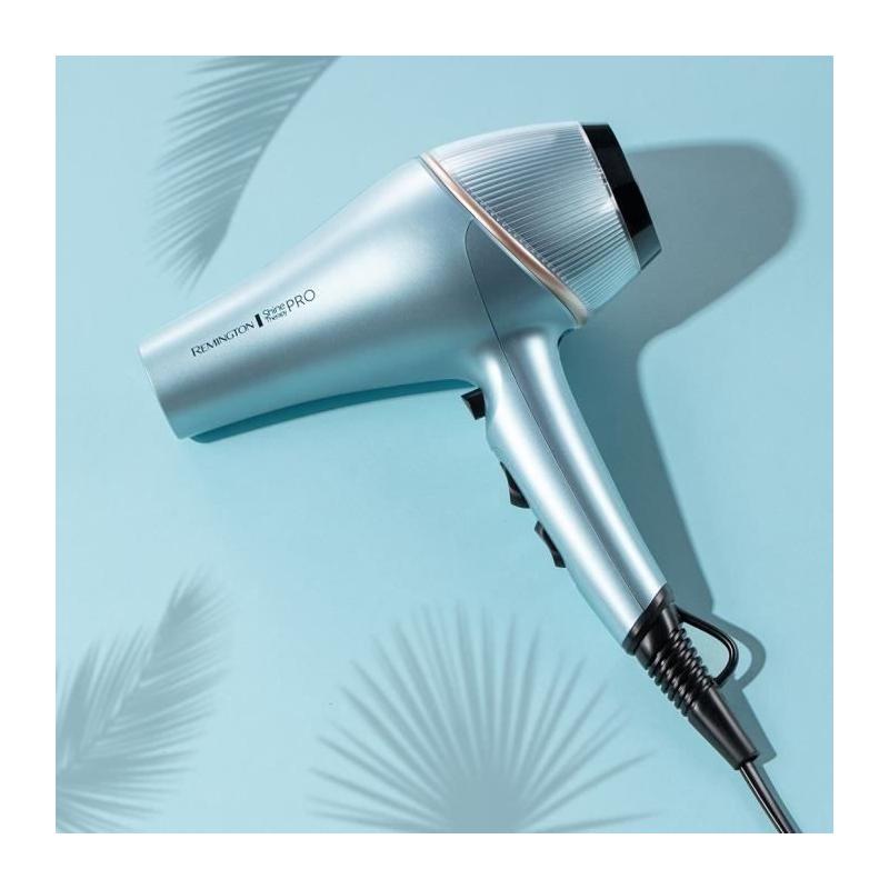 Sèche-cheveux REMINGTON AC9300 AC ShineTherapy Pro - 2200W - Bleu