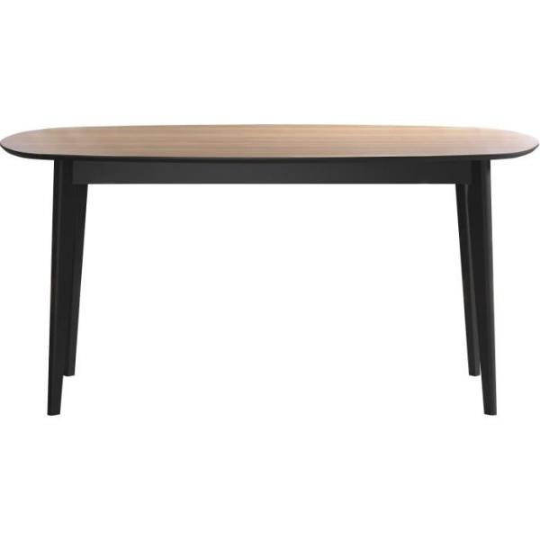 Table a manger - Ronin - Chene - Ovale - En MDF - Contemporain - 8 personnes - 160 x 77 x 90 cm - Trendteam