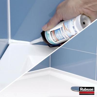 Scellez efficacement avec le Mastic sanitaires Rubson