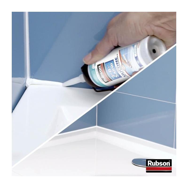 Scellez efficacement avec le Mastic sanitaires Rubson