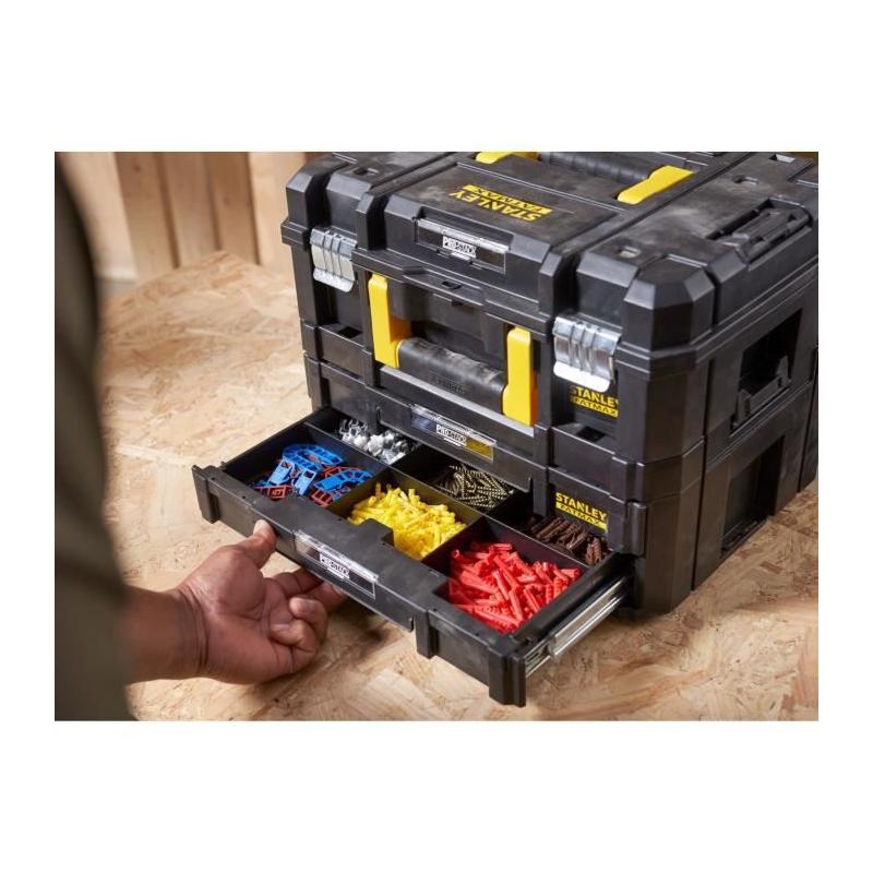 Ensemble 2 Mallettes PRO-STACK™ - STANLEY FATMAX - 21,5 L