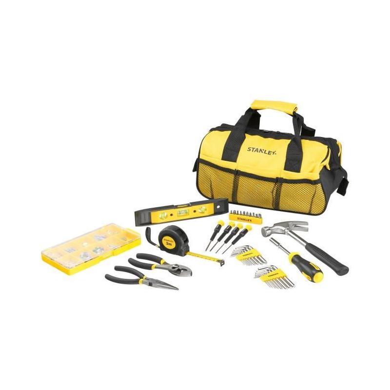 Ensemble d'outils STANLEY 38 pièces en métal noir