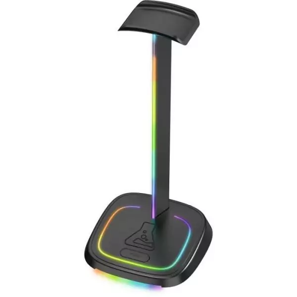 Support casque gamer - The G-Lab - K-STAND-NEON RGB - Filaire - Éclairage RGB - Noir