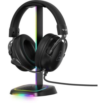 Support casque gamer - The G-Lab - K-STAND-NEON RGB - Filaire - Éclairage RGB