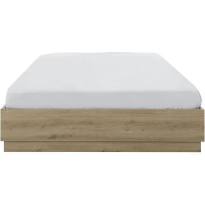 Lit coffre TIDY 140x190 cm Chene/Ecru GAMI