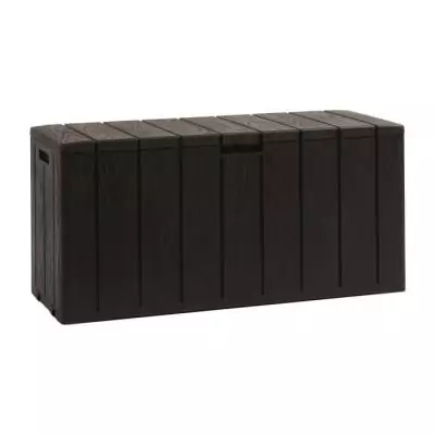 Coffre de jardin BRAVO - Résine - Marron - Capacité 270L