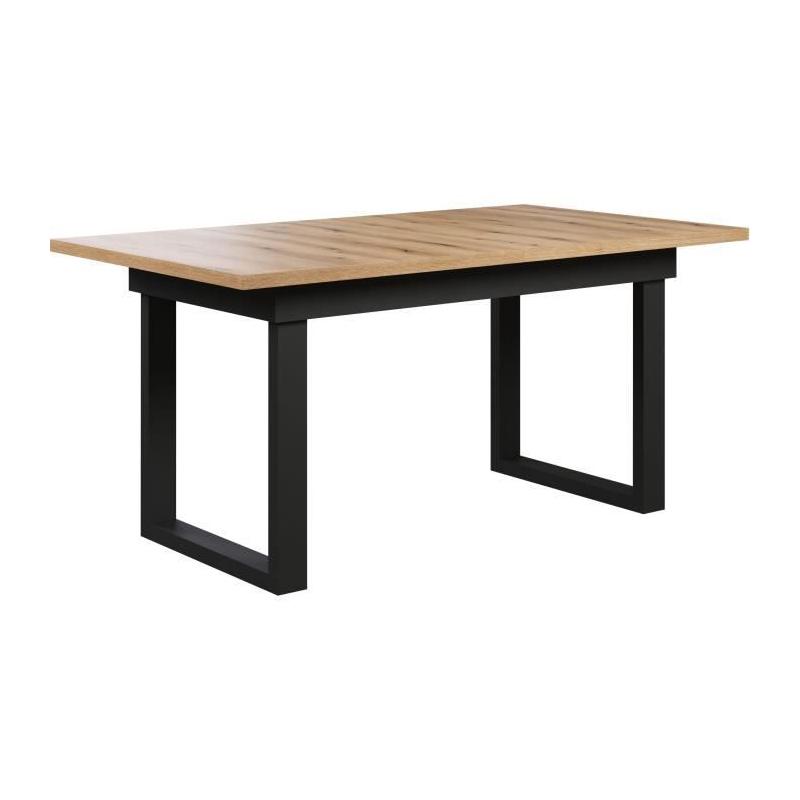 Table à manger scandinave en chêne - Rectangulaire 160-200 x 76 x 80 cm
