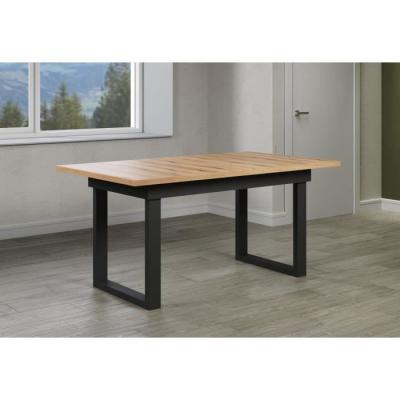 Table à manger scandinave en chêne - Rectangulaire 160-200 x 76 x 80 cm