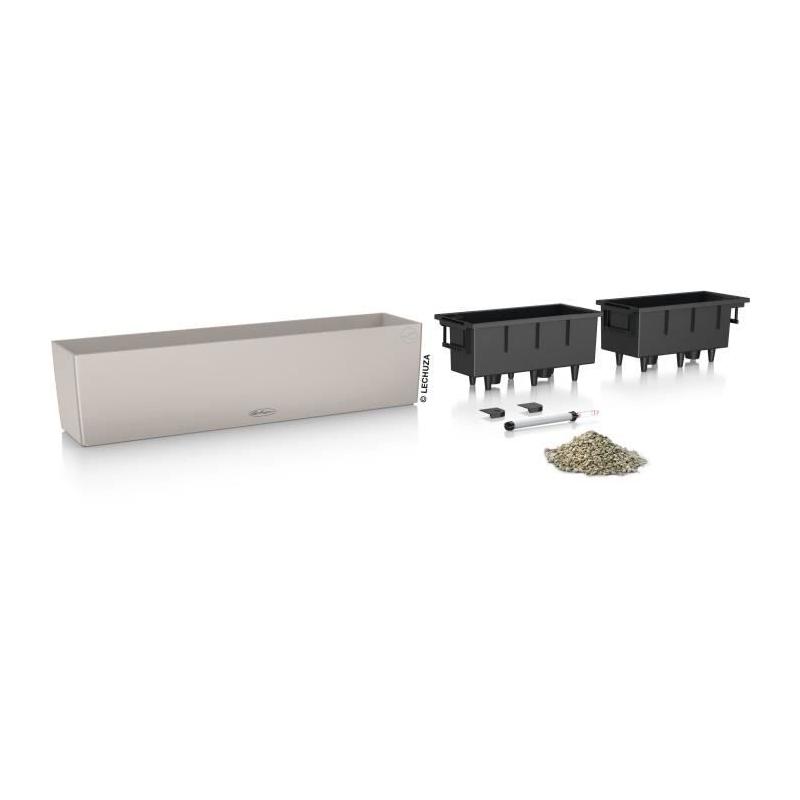 Jardinière Balconera color 80 - Kit complet - Brun sable