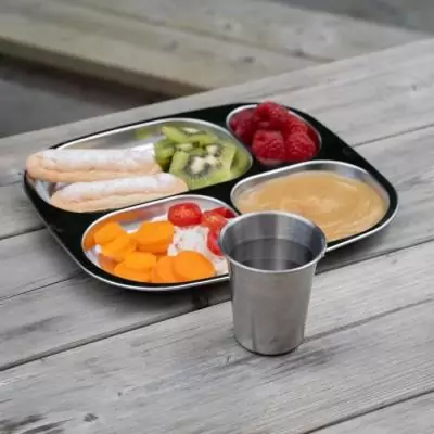 Plateau compartimenté inox THERMOBABY - Sans BPA