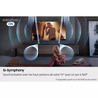 Barre de son Samsung HW-Q610F : Son immersif Dolby Atmos Barre de son Samsung HW-Q610F : Son immersif Dolby Atmos