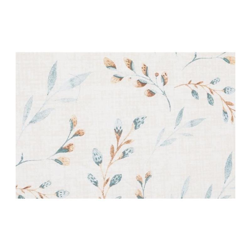 Parure de lit - 1 housse de couette 220 x 240 cm + 2 taies d'oreiller 60 x 60 cm - 100% coton renforcé - Menthe
