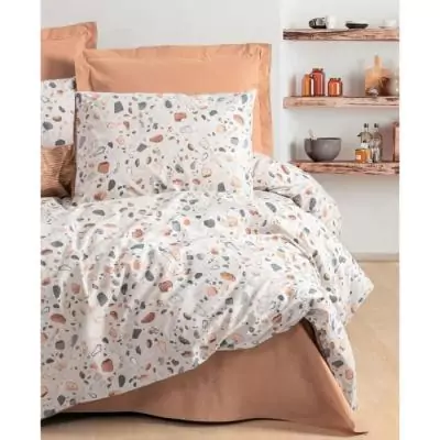 Ensemble de lit 100% coton renforcé - Caramel Ensemble de lit 100% coton renforcé - Caramel