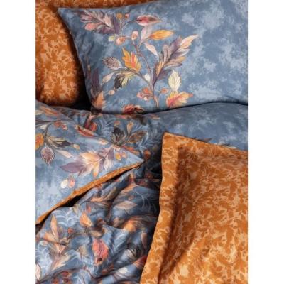 Parure de lit Moutarde - 100% coton - 220x240 + 2 taies - 60x60 cm