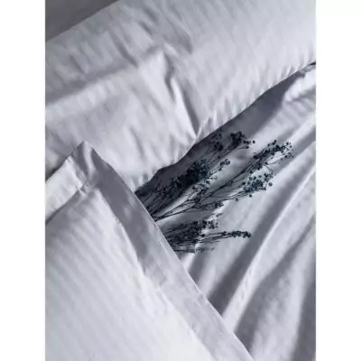 Parure de lit satinée 100% coton - Gris