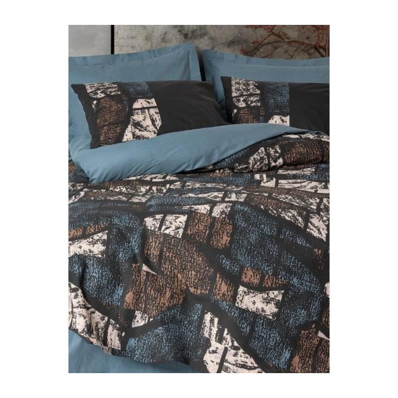 Parure de lit 100% coton renforcé - Vert