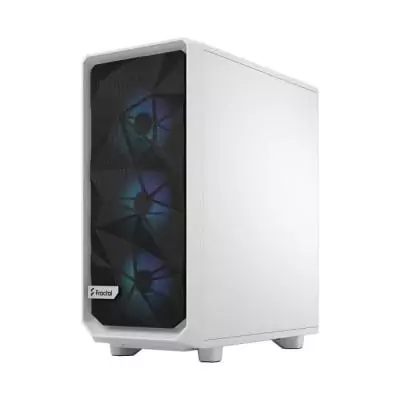 Boîtier PC FRACTAL DESIGN Meshify 2 Compact RGB Blanc TG Transparent - Moins de 60 caractères Boîtier PC FRACTAL DESIGN Meshify 2 Compact RGB Blanc TG Transparent - Moins de 60 caractères