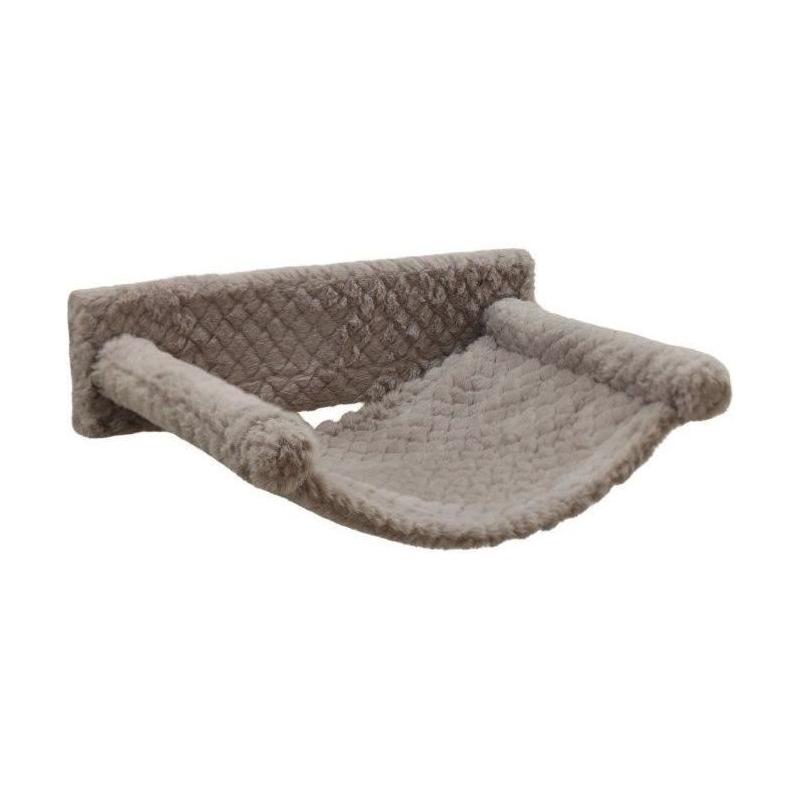 Mur d'escalade pour chats - KERBL - MONTE BALDO - 6 pieces - Gris - Niche vaste