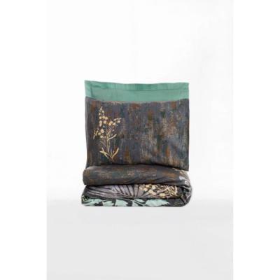 Ensemble de literie menthe 100% coton - 220x240 cm