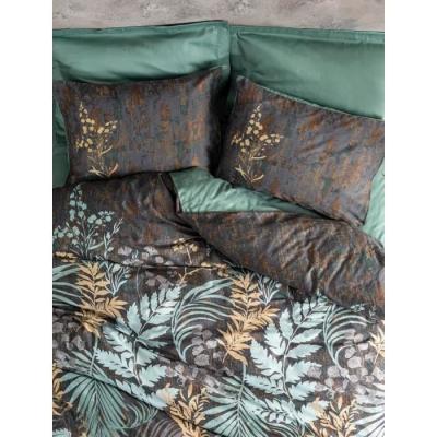 Ensemble de literie menthe 100% coton - 220x240 cm