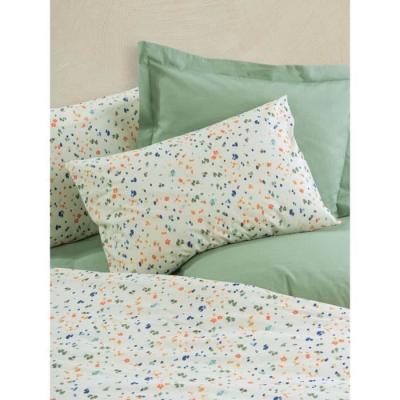 Parure de lit 100% coton renforcé - Vert