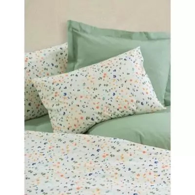 Parure de lit 100% coton renforcé - Vert Parure de lit 100% coton renforcé - Vert