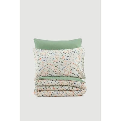 Parure de lit 100% coton renforcé - Vert