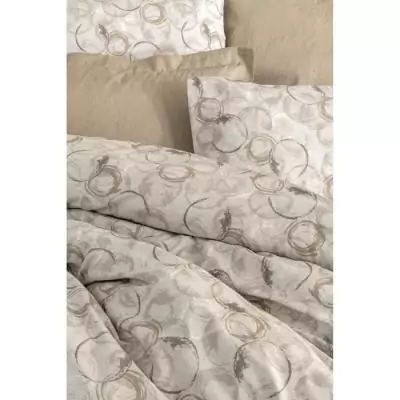 Parure de lit 100% coton renforcé - Beige