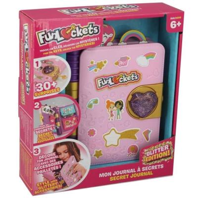 Journal intime pailleté Funlockets : Plus de 30 surprises pour enfants dès 6 ans