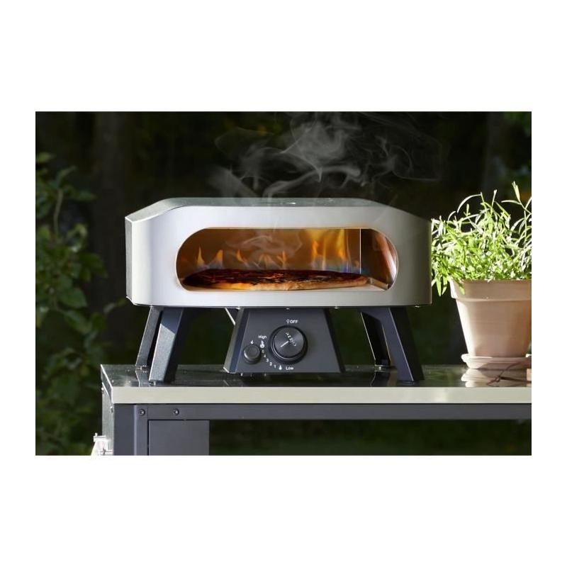 Four a pizza - COZZE - 13 - Gaz - 6 KW - Jusqu'a 450°C - Thermometre inclus - Porte