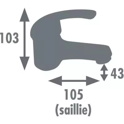 Mitigeur lavabo EDOUARD ROUSSEAU Cardiff - Design élégant avec cartouche céramique - Économie d'eau - Facile à installer Mitigeur lavabo EDOUARD ROUSSEAU Cardiff - Design élégant avec cartouche céramique - Économie d'eau - Facile à installer
