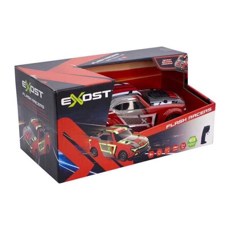 Voiture télécommandée - EXOST - FLASH RACER ASST 24 Ghz - Echelle 1:18 - Portée 25 m - 15 km/h - Des 5 ans