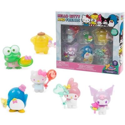 Coffret 6 figurines - GPTOYS - HELLO KITTY - HKT11 - Collection - 5 cm - Des 6 ans