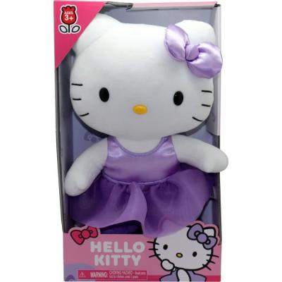Peluche GPTOYS Hello Kitty HKT121 Robe Satin Violette 30 cm