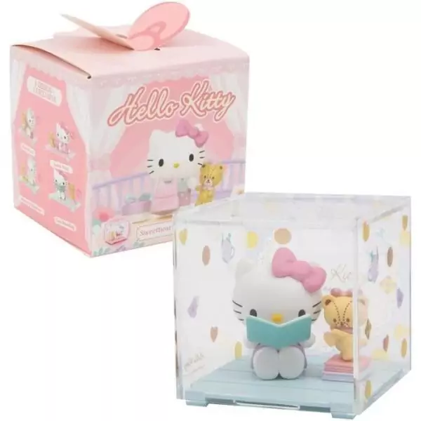 Figurine + accessoires - GPTOYS - HELLO KITTY - HKT38 - Série Sweetheart Playmate - Modele aléatoire - 4,5 cm - Des 3 ans
