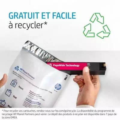 HP 973X cartouche PageWide Jaune grande capacité authentique