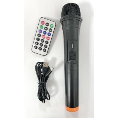 Enceinte karaoké - INOVALLEY - RGB - 800 Watts - Bluetooth V5.0 - Micro sans fil inclus - Autonomie 2 a 3 heures - LED